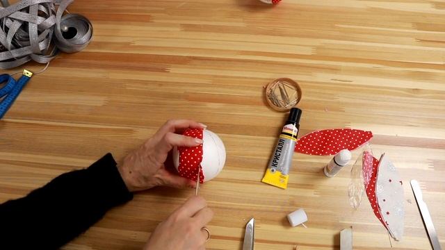 Новогодний шар в технике кимекоми. Мастер-класс смотреть онлайн