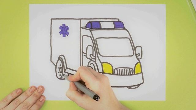 How to draw an Ambulance - Fun Activities for Kids смотреть онлайн