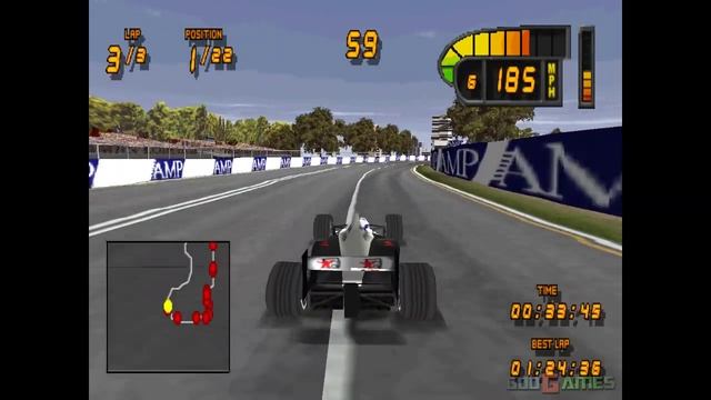 Formula 1 98 - Gameplay PSX / PS1 / PS One / HD 720P (Epsxe) смотреть онлайн