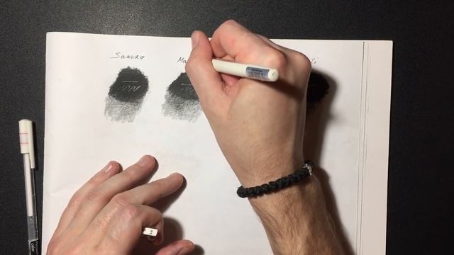 Белая гелевая ручка в раскрасках антистресс. Сравнение. смотреть онлайн