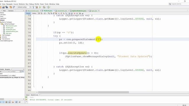 Students Information Java Swing (Part-7) using Database смотреть онлайн