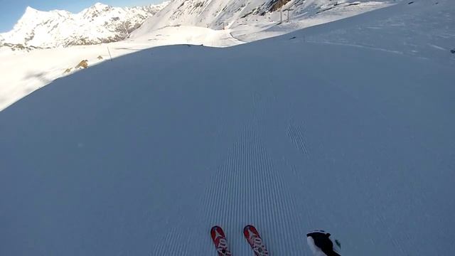 Швейцария, гора Маттренхорн. Лыжи. Switzerland.Церматт. Zermatt смотреть онлайн