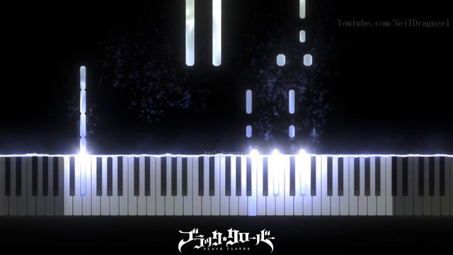 BLACK ROVER -- Black Clover OP 3 | 61 keys | Neil Dragneel (Piano) смотреть онлайн