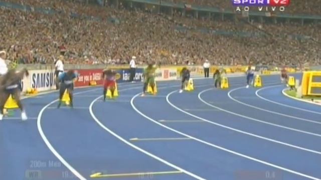 USAIN BOLT BATENDO RECORDE MUNDIAL DOS 200 MTS RASOS смотреть онлайн