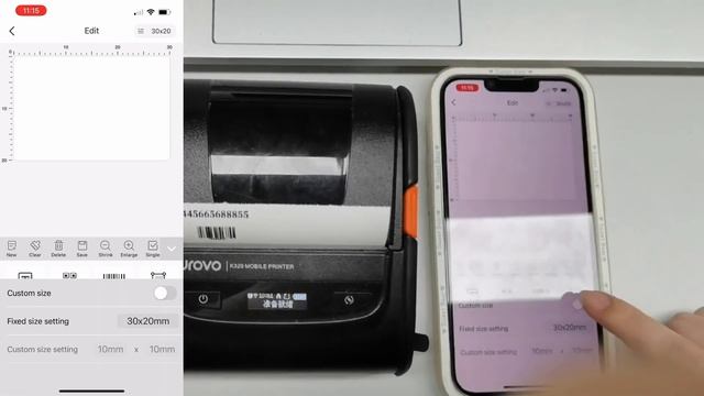 How to connect the K329 printer via Bluetooth with an iPhone？ смотреть онлайн