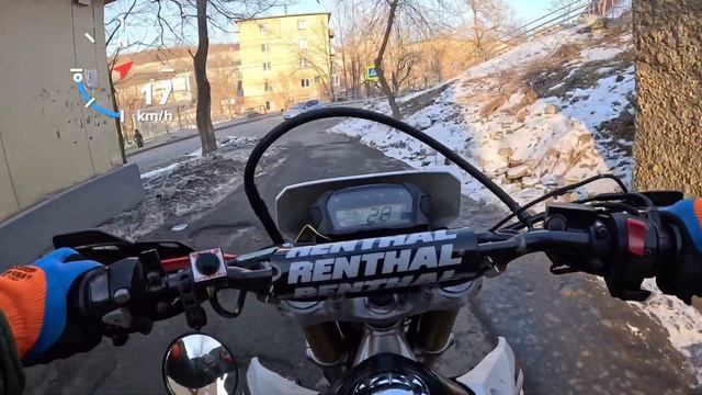 Замена звёзд на Honda crf250L | Тест смотреть онлайн