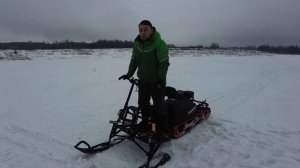 Обзор на лыжный модуль для мотобуксировщика Тофалар 500