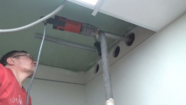 Даймонд хит//Приточная вентиляция 132мм//Сухое алмазное сверление смотреть онлайн