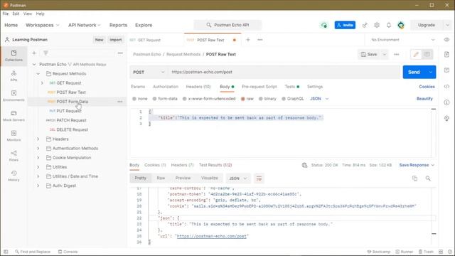 How to Send Requests With Postman | Demystifying POST GET PUT PATCH and DELETE with Postman Request смотреть онлайн