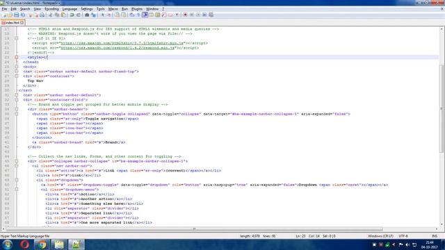 Bootstrap Dual Navbar Menu смотреть онлайн