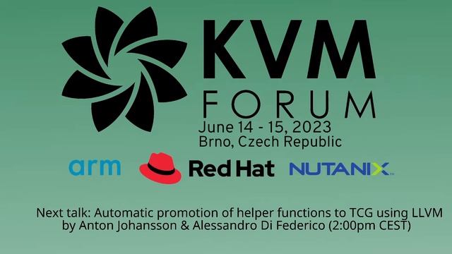 KVM Forum 2023 Live stream - Day 2 смотреть онлайн