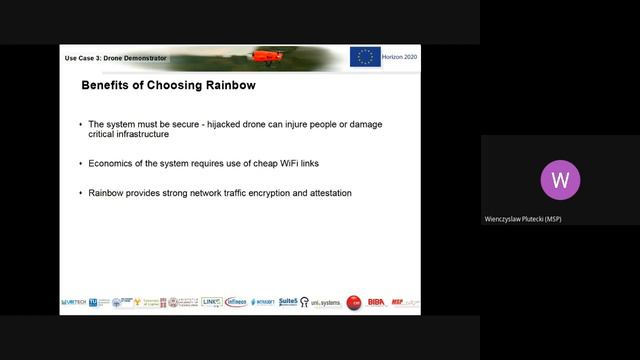 RAINBOW Use Case 3 Webinar: "Power Line Surveillance via Swarm of Drones" (2 December 2022) смотреть онлайн