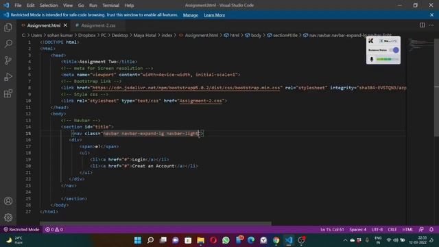 Responsive Web Design by using HTML, CSS and Bootstrap ||Tutorial -1 смотреть онлайн