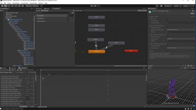 Yakuza like Game in Unity Tutorial Episode 3 Attack and Hit detection [ENG SUB] смотреть онлайн