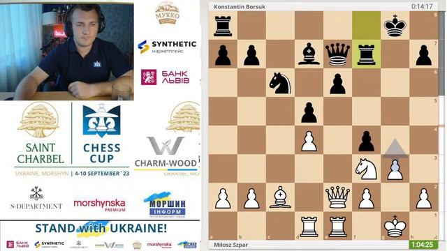 Saint Charbel Chess Cup’23 8 тур. Коментує IM Віктор Скляров смотреть онлайн