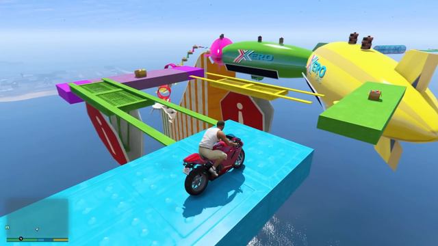FRANKLIN TRIED IMPOSSIBLE MASSIVE BURGER JUMP PARKOUR RAMP CHALLENGE GTA 5 | SHINCHAN and CHOP смотреть онлайн