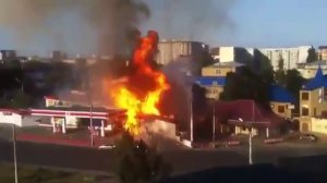 Взорвалась заправка Шок!!!!!!