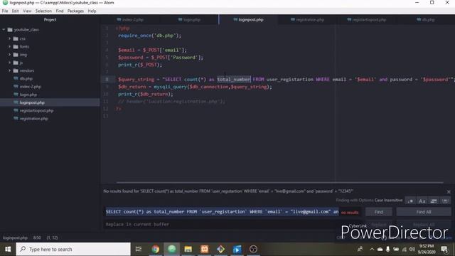User login Form with PHP Programming and MySQL Tutorial : (LN-10) смотреть онлайн