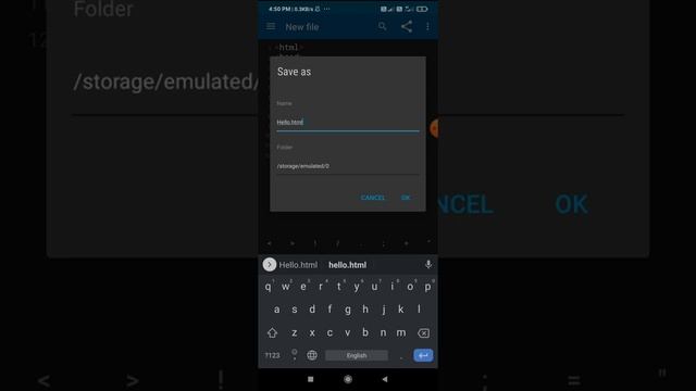 how to run html code in mobile app using sublime text editor and browser app #html5 смотреть онлайн