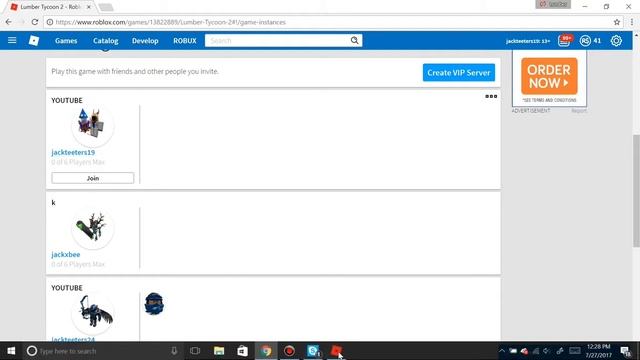 free VIP server for lumber Tycoon 2 смотреть онлайн