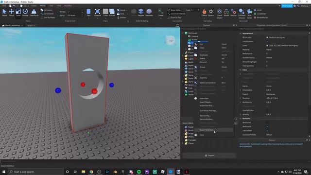 Roblox Studio - How To Export Your Unions Into A MeshPart смотреть онлайн