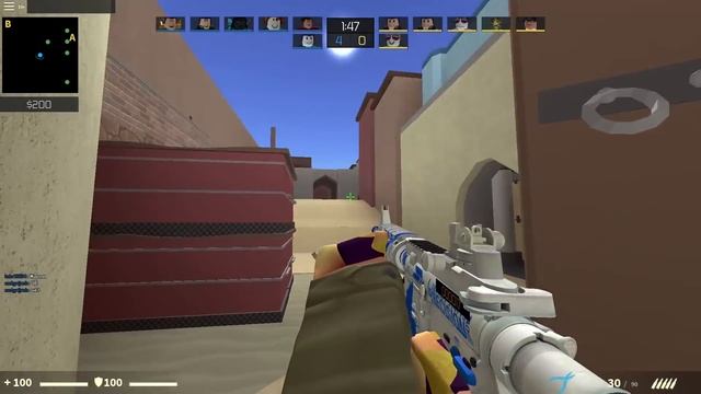 Using Gerben's Crosshair Challenge! (Counter Blox) смотреть онлайн