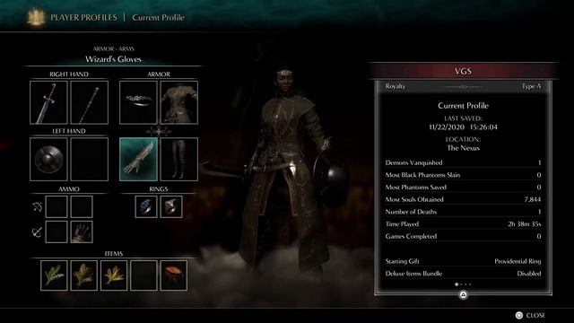 Demon's Souls - The Nexus: You Can View Your Hero's Profile Information at The Statue PS5 2020 смотреть онлайн