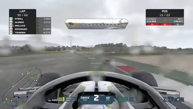 F1 2021 my team career mode season 1 Renault round 3/23 starting from scratch смотреть онлайн