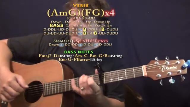 Next Time Its 3AM (NATE KENYON) Guitar Lesson Chord Chart - Capo 6th Fret смотреть онлайн