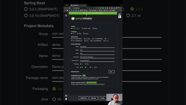 Tutorial: Postgres DB Docker Compose configuration for a Spring Boot project. #Java #Code смотреть онлайн