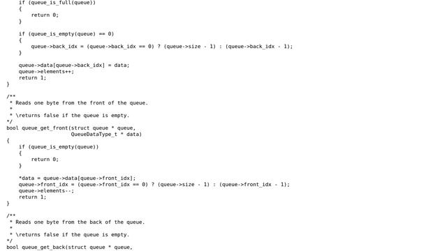 Code Review: Double-ended queue for Embedded Systems смотреть онлайн