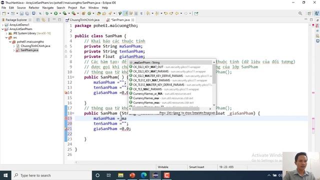 Lập trình Java - ArrayList Lưu Danh sách các Sản phẩm - P1- Xây dựng lớp смотреть онлайн
