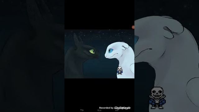 Беззубик и Дневная фурия А.П. зацепила клип ( Toothless & light furry A.P. hooked ) смотреть онлайн