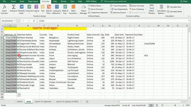 Basic Excel part 2 - Name Manager смотреть онлайн