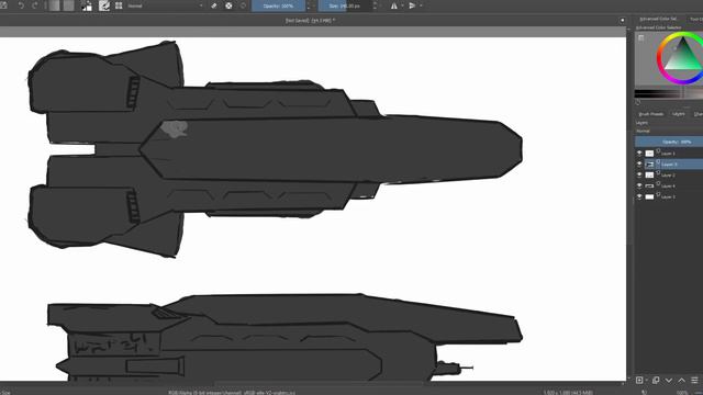 ION FRIGATE! out of service (space engineers) Redesigning ships #004 смотреть онлайн