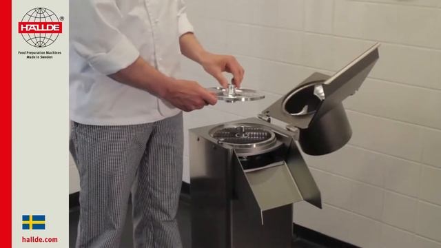 Лоток загрузочного бункера овощерезки HALLDE RG 300i_ROVABO смотреть онлайн