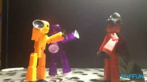 Stikbot Stop Motion BATMAN ► Стикботы мини мульт12 ✔