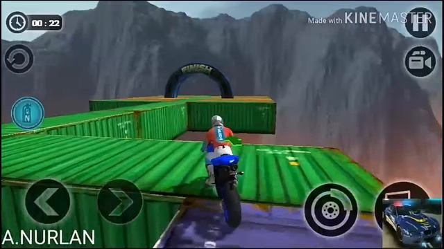 MOTOSKILET OYUNLARI. IMPOSSIBLE MOTO BIKE TRACKS 3D смотреть онлайн