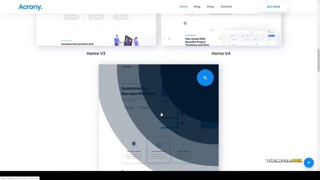 Acrony Software and Saas Theme saas startup Website Builder смотреть онлайн