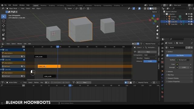 Blender : L'Interpolation Dynamic Effects смотреть онлайн