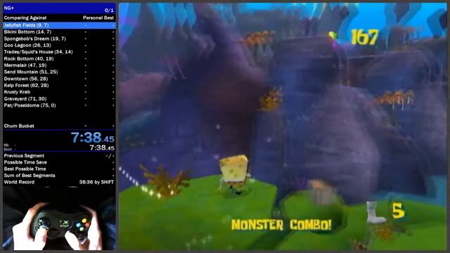 BFBB NG+ Tutorial part 1: Jellyfish Fields смотреть онлайн
