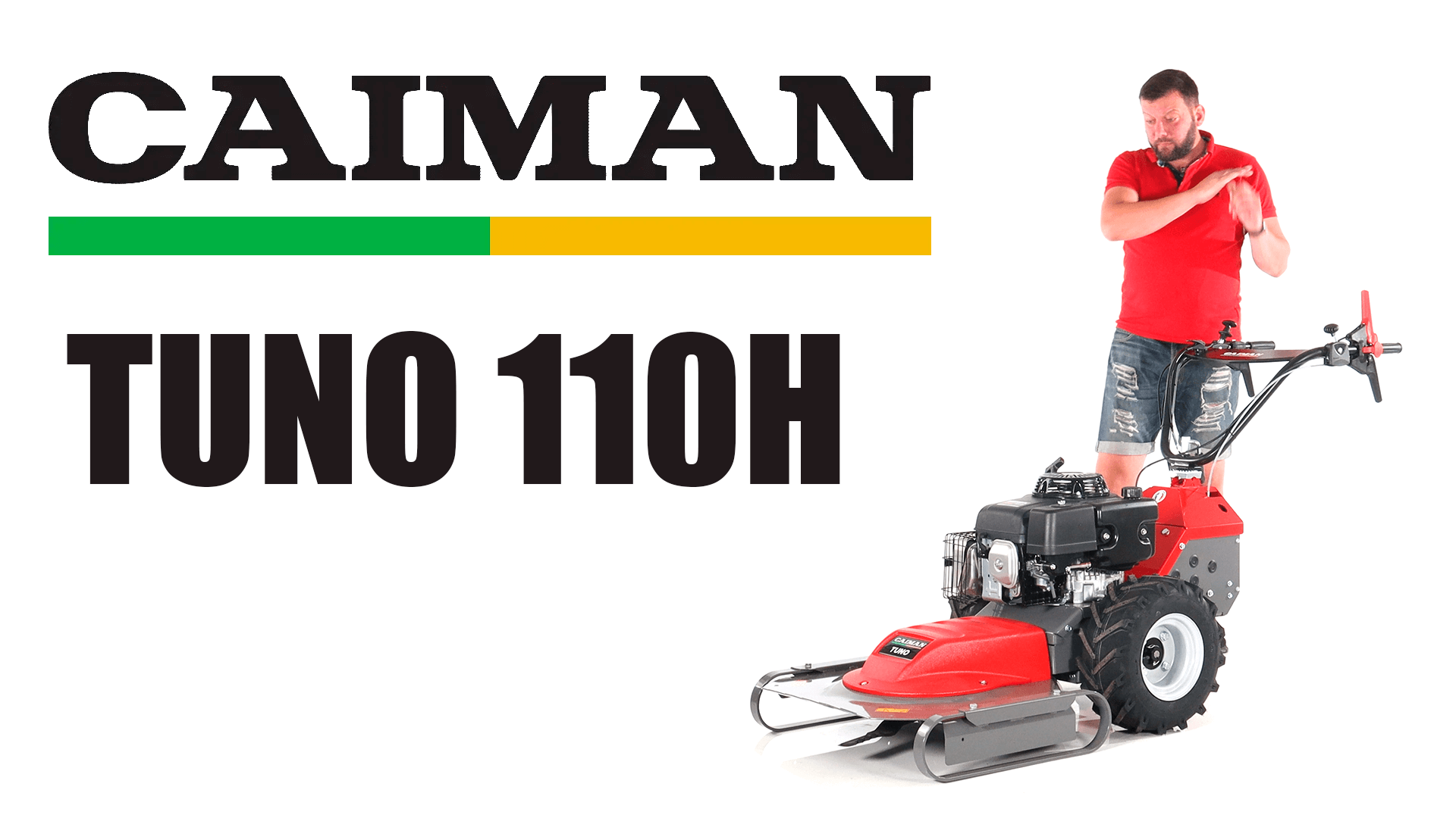Обзор на косилку для высокой травы и кустов Caiman Tuno 110H смотреть онлайн