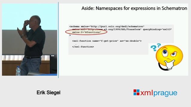 Query binding and his upcoming book, on Schematron - Erik Siegel смотреть онлайн