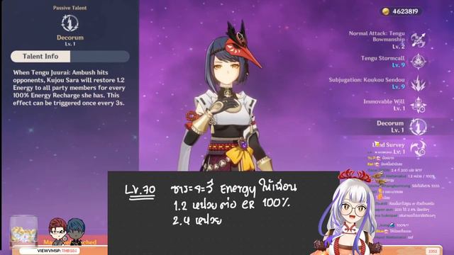 มินิไกด์ Kujou Sara ❤ แนวทางการใส่ของและวิธีการเล่น | Genshin impact смотреть онлайн