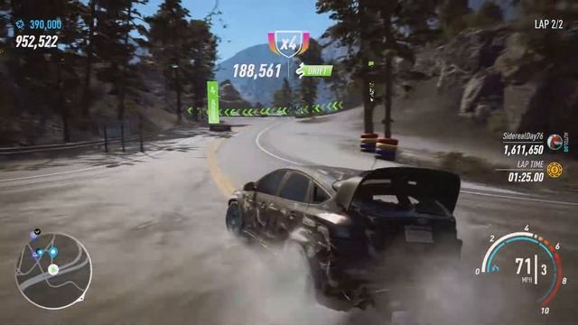 Need For Speed Payback: 1.7 million Speedcross run in the Ford Focus RS RX смотреть онлайн