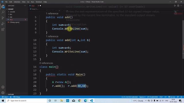 C# - Polymorphism | Compile & Runtime Polymorphism смотреть онлайн