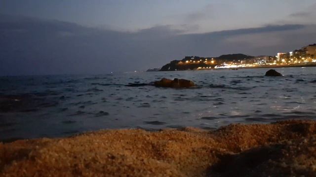 Море.Шум моря для сна. Снимаем стресс. Ллорет де Мар. Spain. Lloret de Mar. Sea hyperlapse 4х. смотреть онлайн
