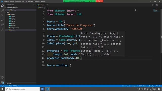 Te enseño con tkinter Python смотреть онлайн