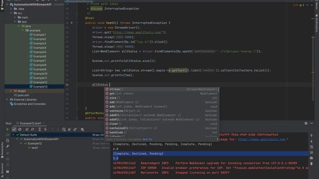 Java 8 Stream API + Selenium 4 - Real Time 20+ Example | Part - 9 смотреть онлайн