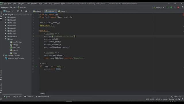 [10] Demo Show Grafik Cluster in Web with Flask - Python смотреть онлайн